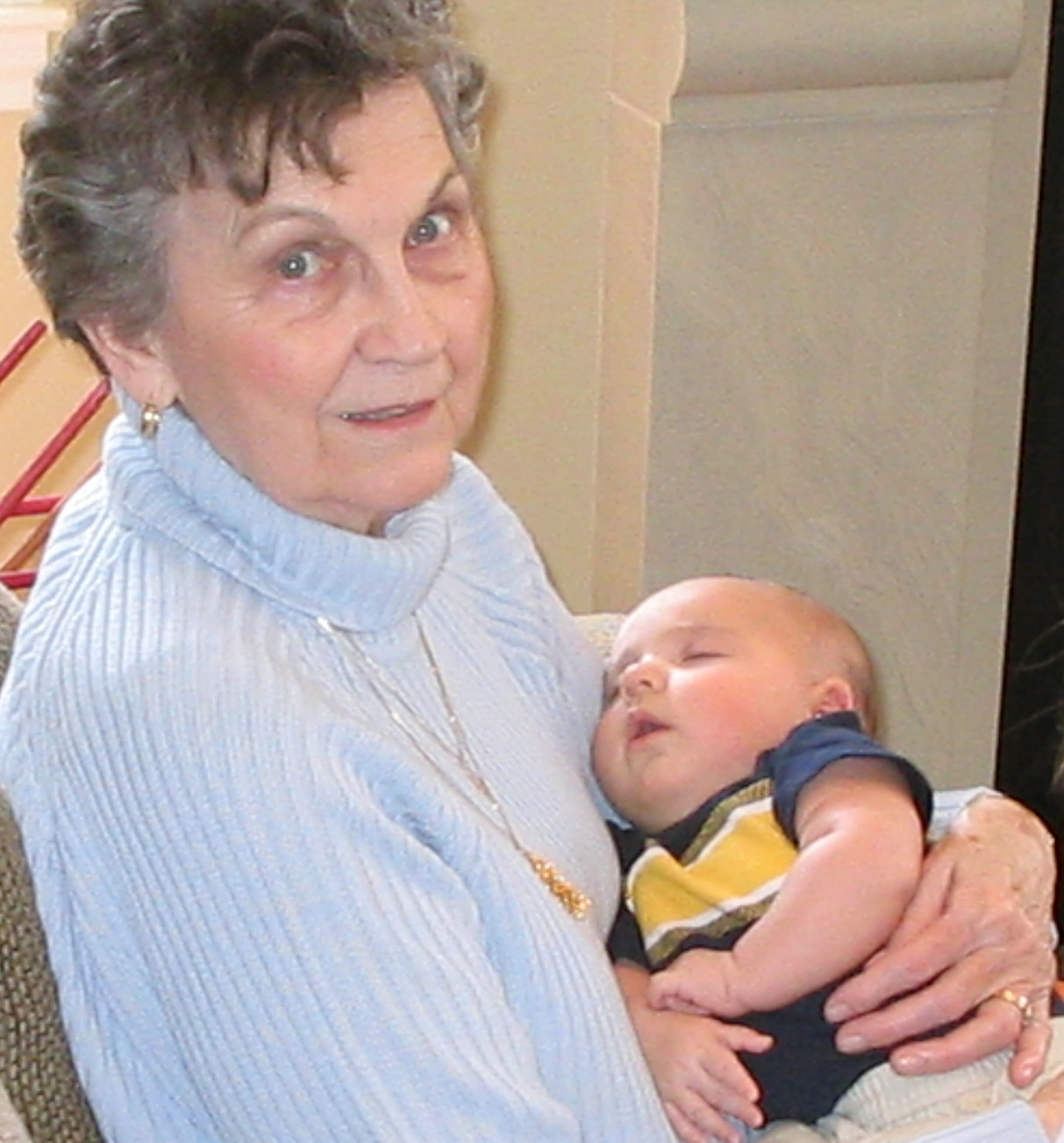 GREAT-GRANDMA LAVONE HOLLIS AND GREAT-GRANDBABY KJ LOREY